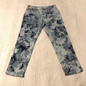 CLEARANCE Acid Wash Distressed Ripped High Waist Straight Leg 18W Jeans